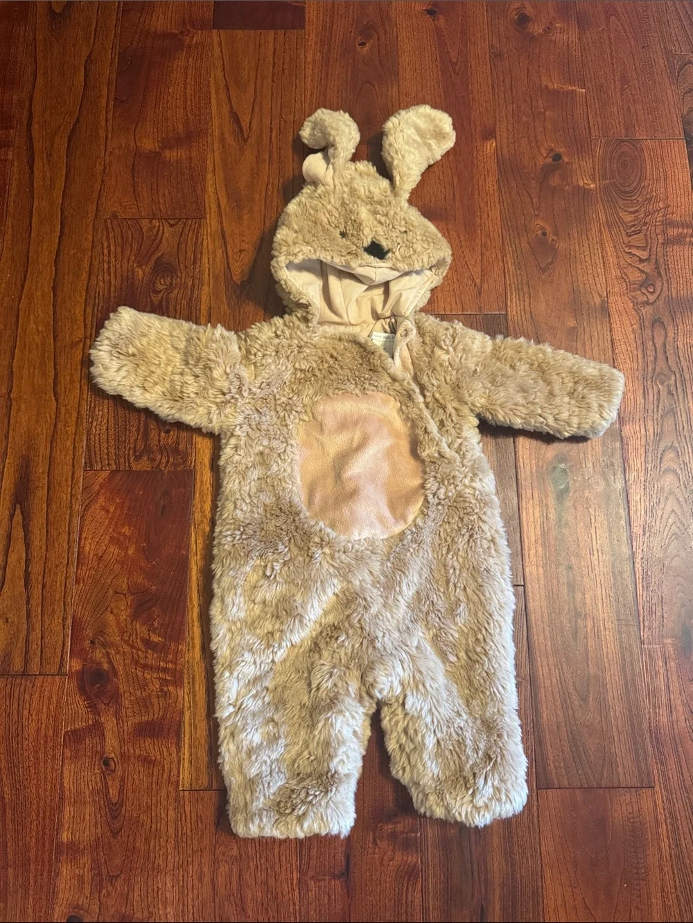 Pottery Barn Kids Plush Puppy Halloween Costume in Tan and Cream 0-6 Month - Picture 2 of 6